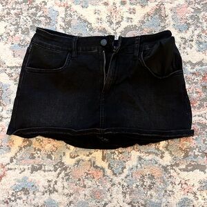 Just USA Black Denim Skirt